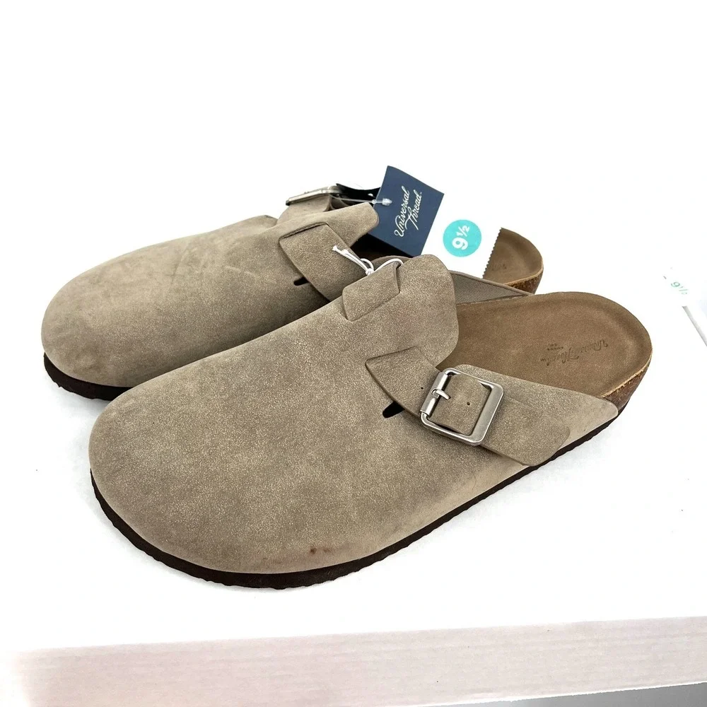 NEW Universal Thread Betsy mule clog boho shoe taupe granola classic retro 9.5